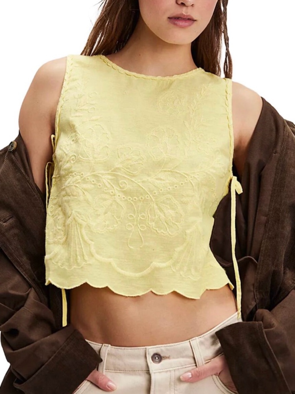 Free People Faded Gardens Tank
